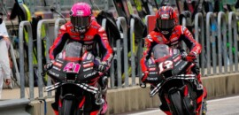 Espargaró lidera dobradinha da Aprilia em primeiro dia da MotoGP na Espanha