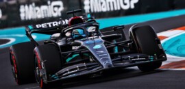 F1: Russell se diz “animado” com ritmo da Mercedes no GP de Miami