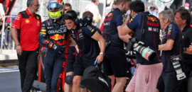 Fotos: as imagens qualificação que deu a pole para Perez em Miami