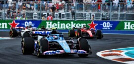 F1: Alpine fica satisfeita com resultados na corrida em Miami