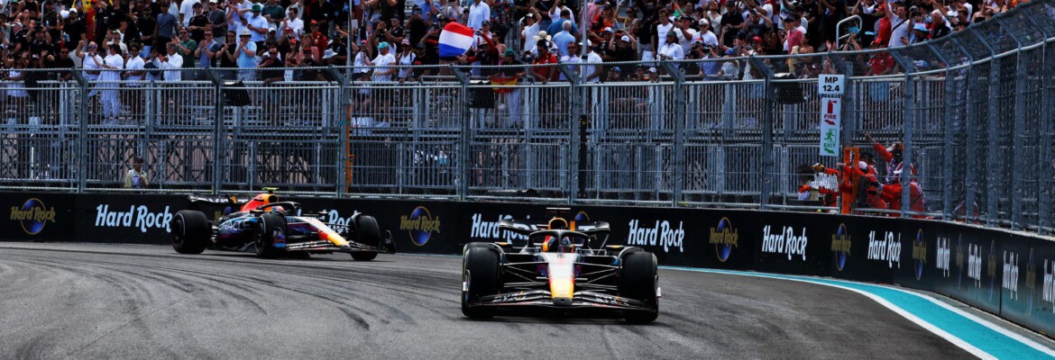 Podcast Parque Fechado: Verstappen escala pelotão e vence, Leclerc fica no “zero a zero” e é destaque negativo em Miami