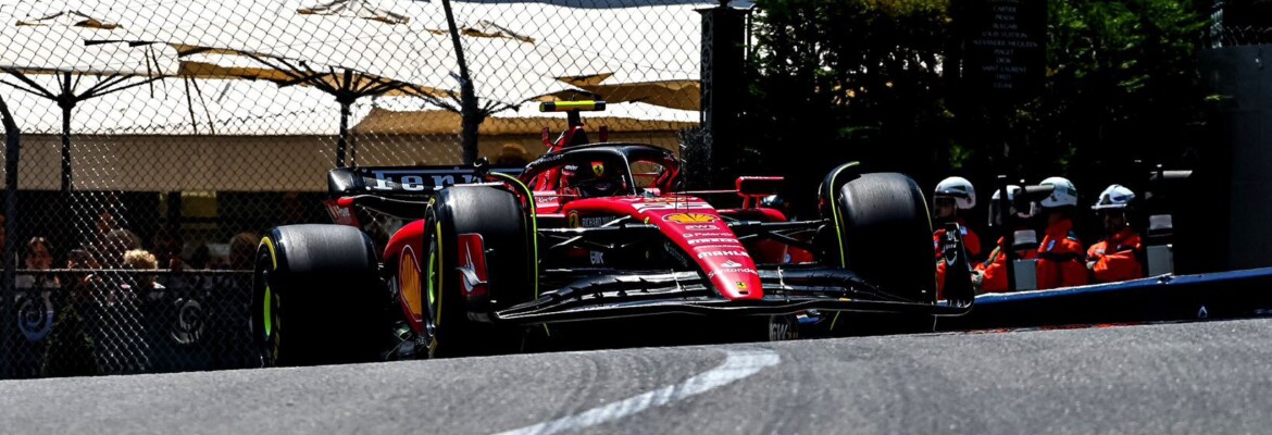 F1: Sainz é mais rápido em treino livre 1 encerrado com bandeira vermelha em Mônaco