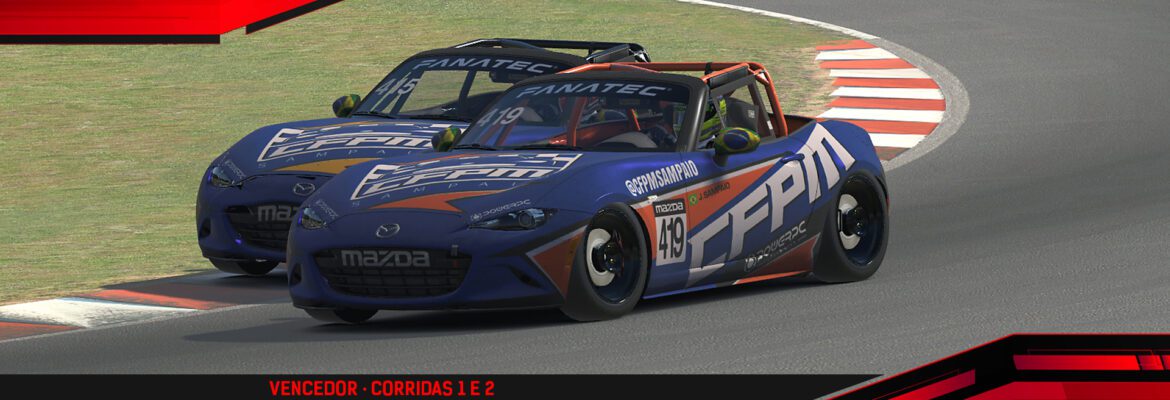F1BC MX5 Cup: Okayama recebe abertura com duas vitórias de Jamison Sampaio