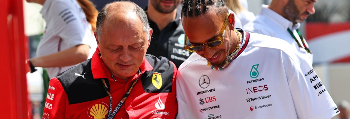 F1: Ferrari prepara terreno para chegada de Hamilton em 2025