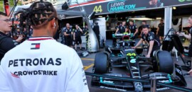 F1: Fotos do Mercedes W14 B antes da sua estreia no GP de Mônaco