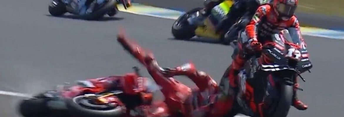 Bagnaia diz estar recuperado de contusão sofrida no tornozelo em Le Mans