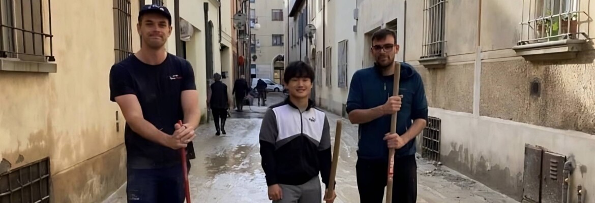 F1: Tsunoda fala sobre recuperação da região da Emilia-Romagna após enchentes