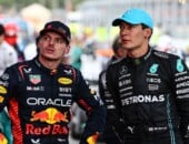 F1: Verstappen comenta ideia de correr ao lado de Russell em Nurburgring