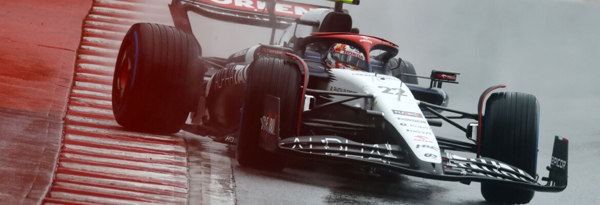 F1: Tsunoda perde 3 posições no grid depois de atrapalhar Hulkenberg