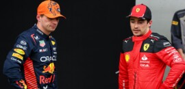 “Não é surpresa estarmos aqui na F1 juntos”,  disse Verstappen sobre ele mesmo e Leclerc