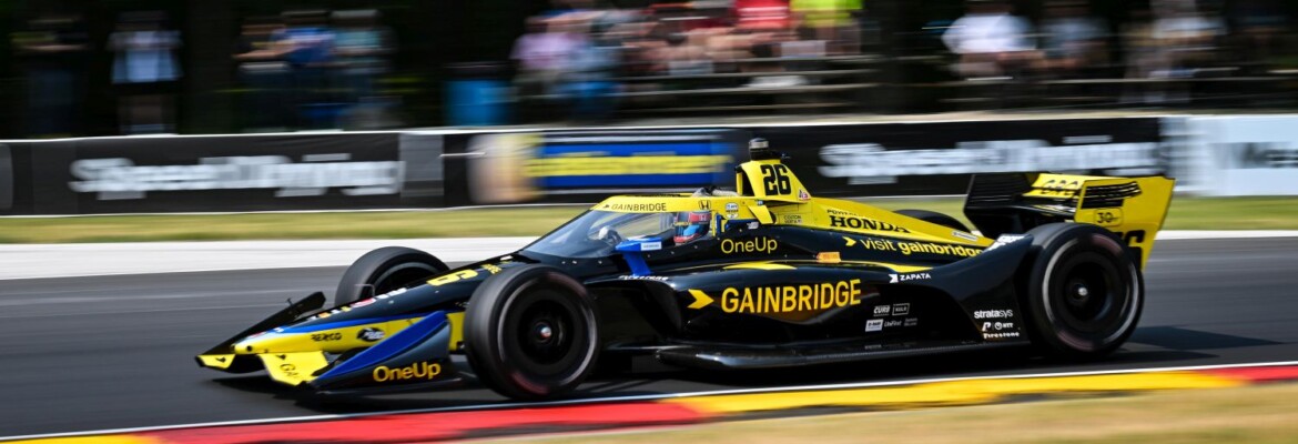 Indy: Herta aparece no fim e fatura pole position em Road America