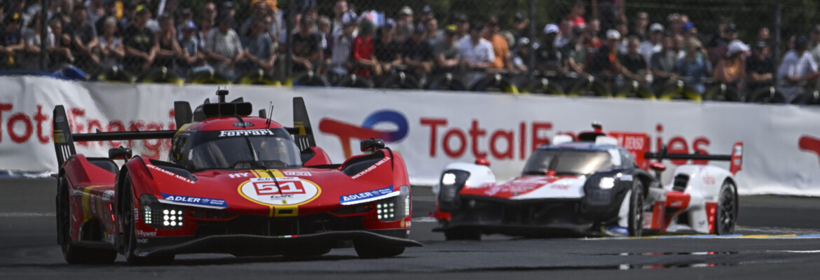 Ferrari segue na liderança em Le Mans restando três horas para o final da corrida