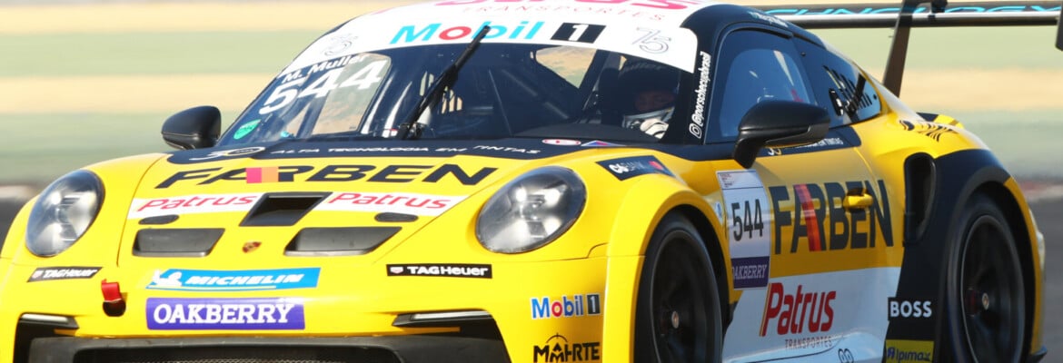 Marçal Muller termina corrida 1 da Porsche Carrera Cup na segunda colocação em Goiânia