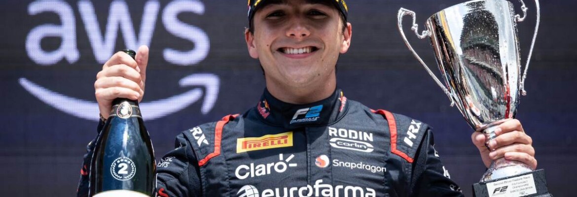Enzo Fittipaldi conquista segundo lugar em Barcelona e sobe na tabela da F2