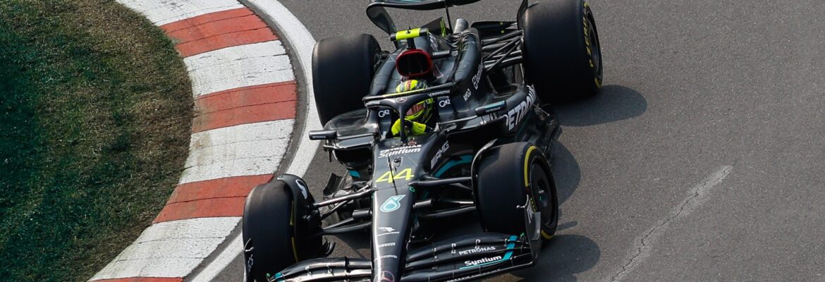 F1: Hamilton puxa 1-2 da Mercedes e fecha como mais rápido em molhado TL2 do GP do Canadá