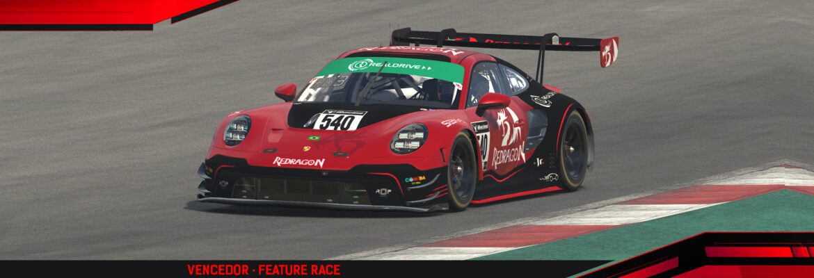 F1BC GT3 iRacing: Rafael Garcia comanda dobradinha da YouRaceBR em Fuji