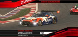 F1BC GT3 iRacing: Nurburgring tem novos pilotos e mais vitórias de Neto Nascimento