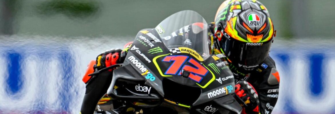 Bezzecchi termina sexta acidentada da MotoGP na Alemanha na frente