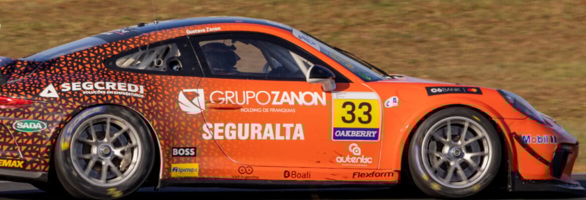 Gustavo Zanon escala 12 posições e vai ao pódio da classe Sport em Goiânia pela Porsche Cup Challenge