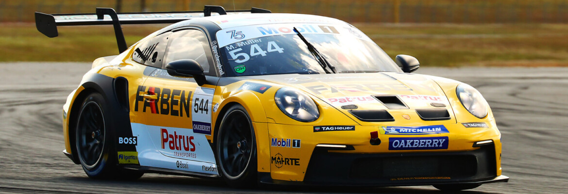 Marçal Muller coloca a Farben na liderança do treino livre da Porsche Carrera Cup em Goiânia