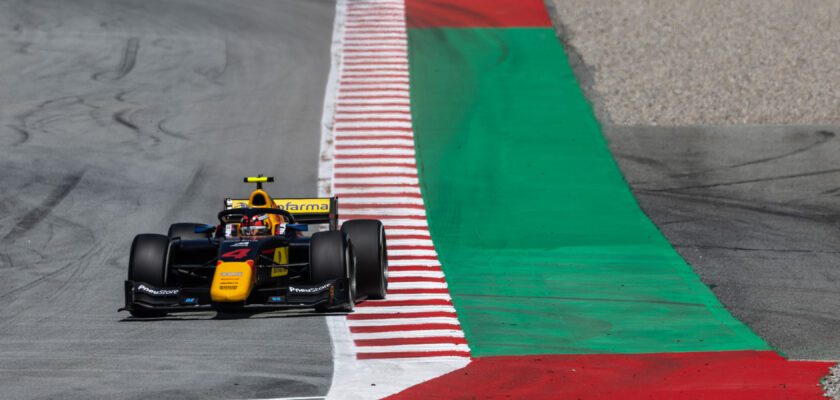 Enzo Fittipaldi brilla en la clasificación y arranca en la primera fila de la F2 en Barcelona