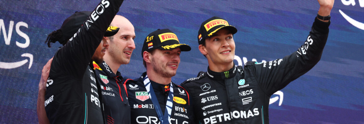 F1: Verstappen vence o GP da Espanha; Mercedes vão ao pódio com Hamilton e Russell