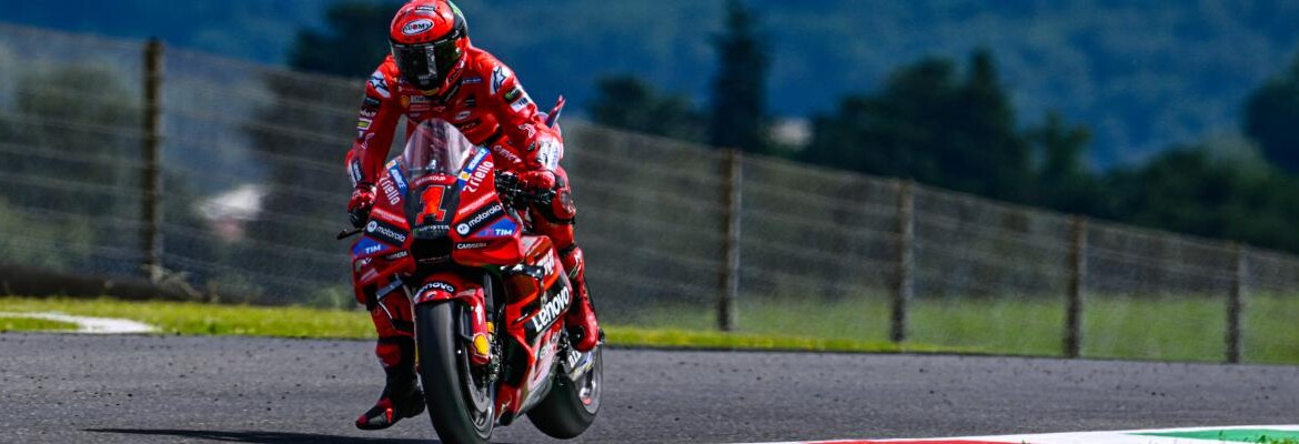 Bagnaia voa e conquista pole position com recorde da pista em Mugello