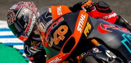 Canet marca pole na Moto2, mas cai e vai a centro médico na Itália