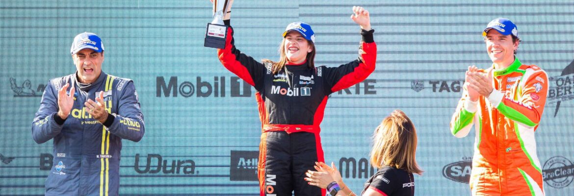 Promotor da Porsche Cup diz ser gratificante vitória de Antonella: “Trabalho tijolinho em tijolinho”