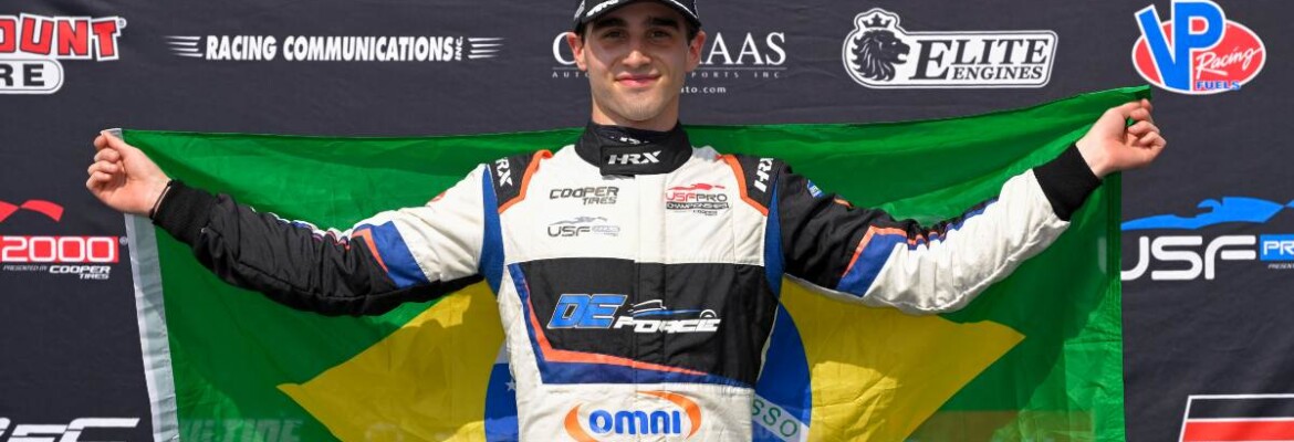 Nic Giaffone brilha com quarta vitória consecutiva na USF Juniors e dispara na liderança do campeonato