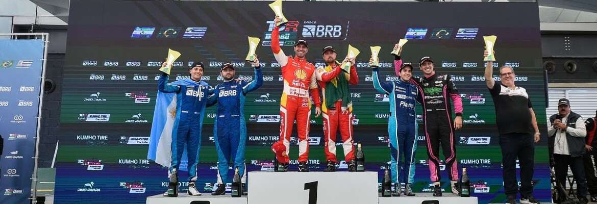 Em Interlagos, Galid Osman e Felipe Lapenna são os primeiros vencedores da história do TCR Brasil Banco BRB