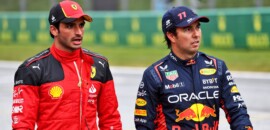 F1: Sainz e Perez convocados pelos comissários após colisão