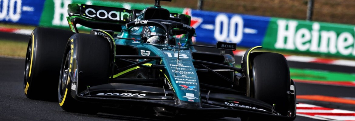 F1: Pilotos da Aston Martin consideram que a sexta-feira foi mista no Hungaroring