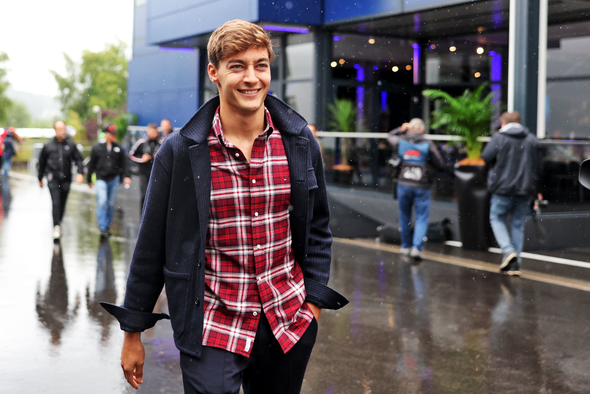 F1: Chuva e homenagem para Hubert; as imagens desta quinta-feira antes do GP da Bélgica, em Spa F1 2023, GP da Bélgica, Spa