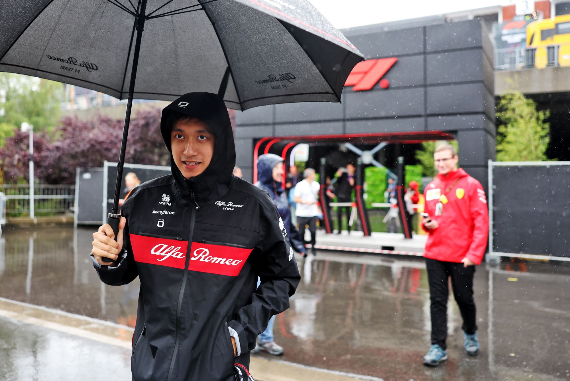 F1: Chuva e homenagem para Hubert; as imagens desta quinta-feira antes do GP da Bélgica, em Spa F1 2023, GP da Bélgica, Spa