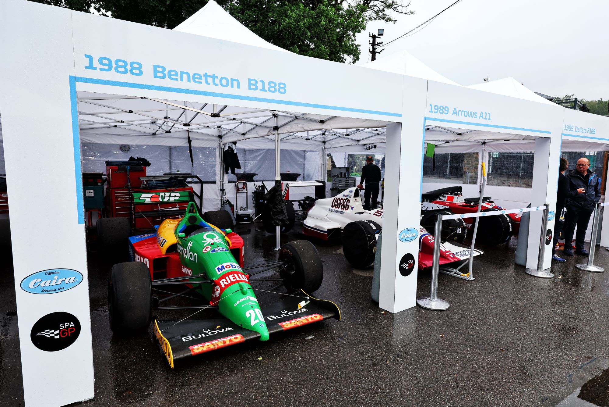 F1: Chuva e homenagem para Hubert; as imagens desta quinta-feira antes do GP da Bélgica, em Spa F1 2023, GP da Bélgica, Spa