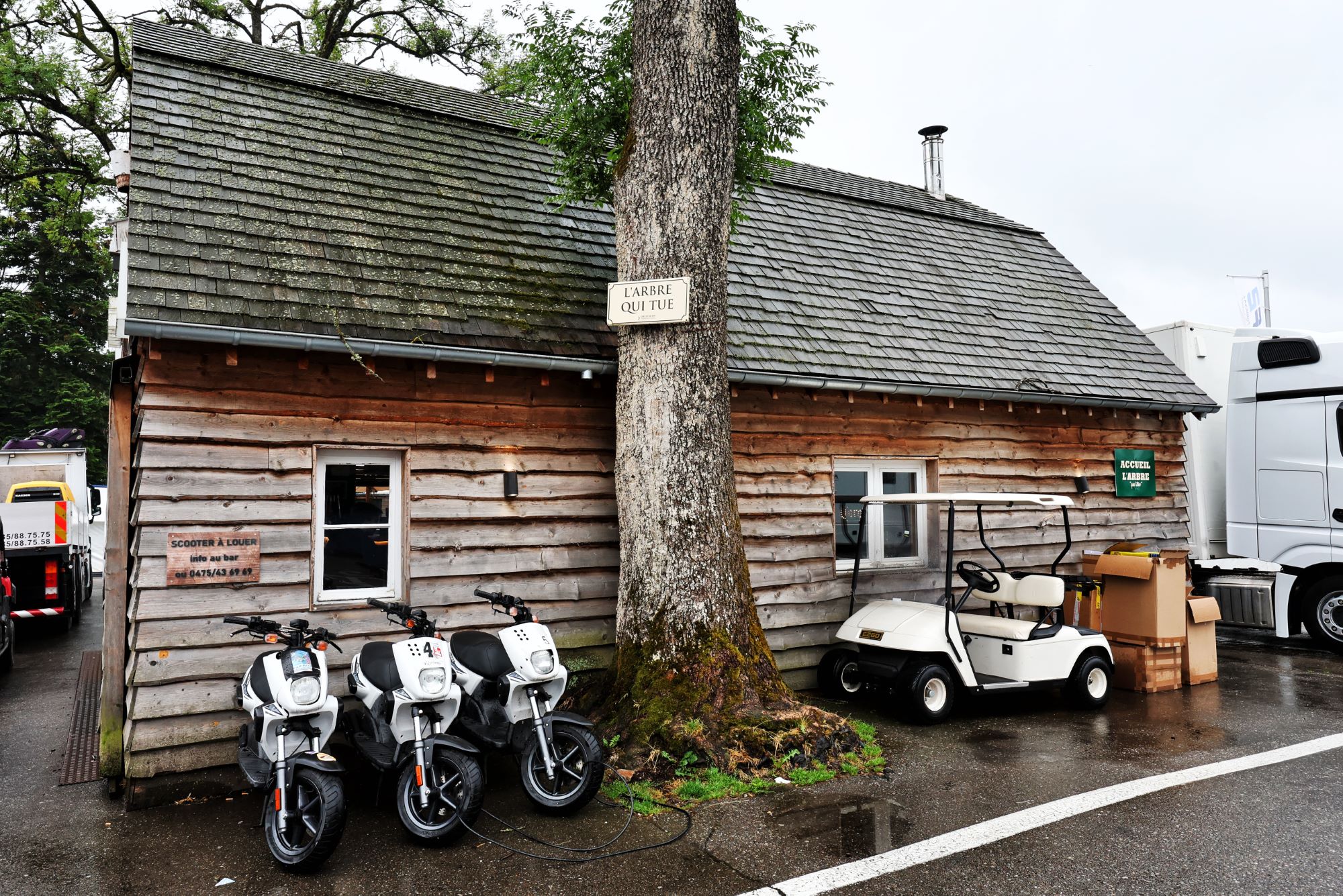 F1: Chuva e homenagem para Hubert; as imagens desta quinta-feira antes do GP da Bélgica, em Spa F1 2023, GP da Bélgica, Spa