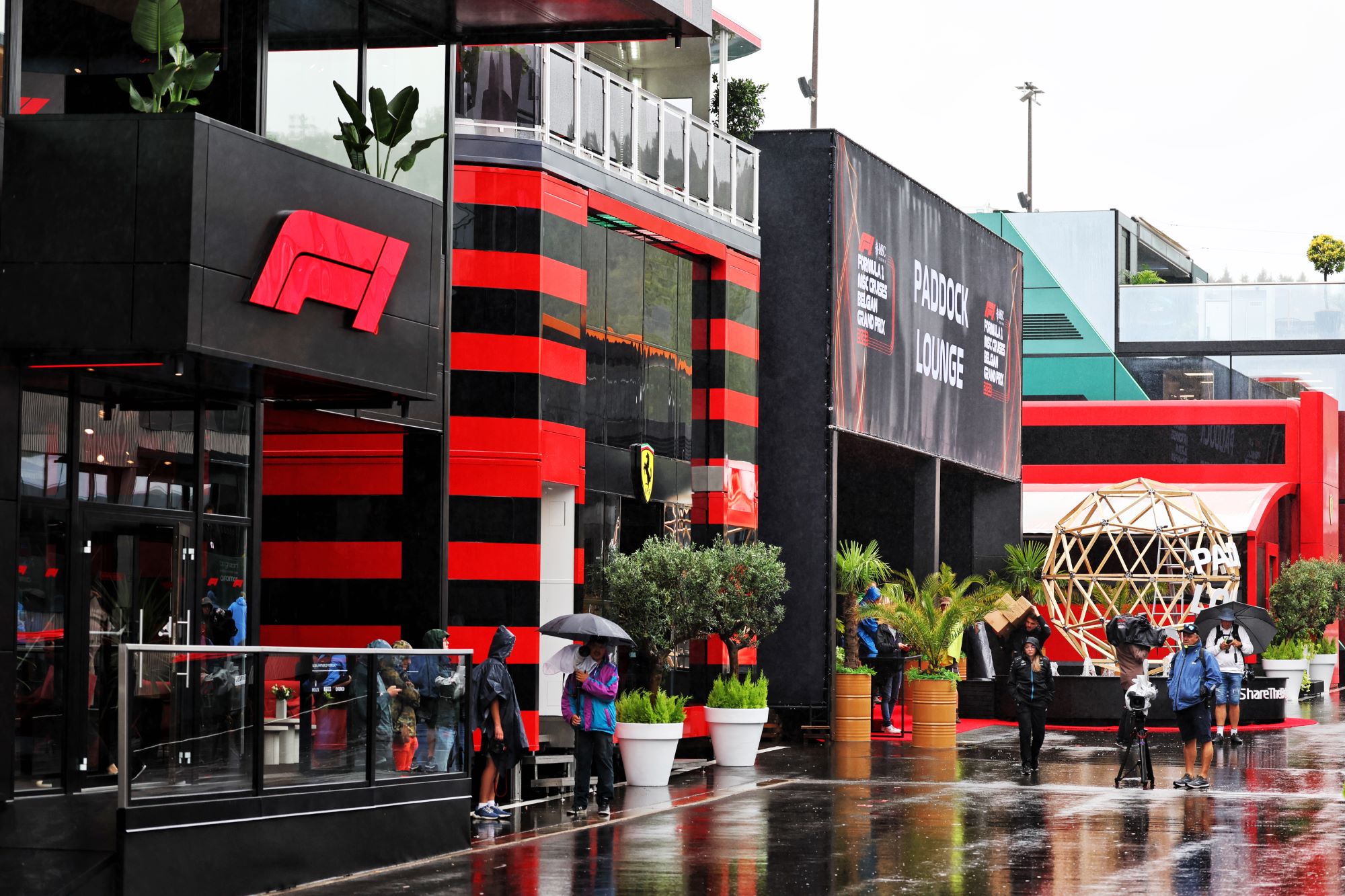 F1: Chuva e homenagem para Hubert; as imagens desta quinta-feira antes do GP da Bélgica, em Spa F1 2023, GP da Bélgica, Spa