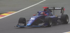 Fórmula 3: Browning lidera treino livre realizado na chuva na Bélgica