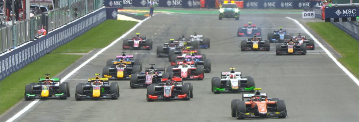 Confira a classificação da F2 após a corrida 1 da etapa da Bélgica
