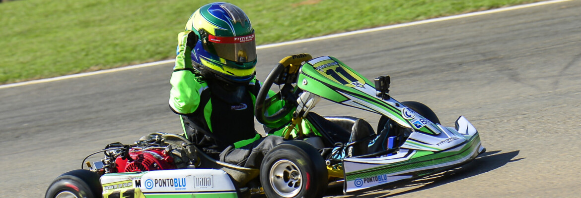 Copa Brasil de Kart: Vicente da Silva conquista vice-campeonato em Penha
