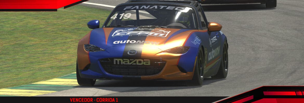 F1BC MX5 Cup: Jamison Sampaio é campeão, e Marcos Paiva vence em Virginia