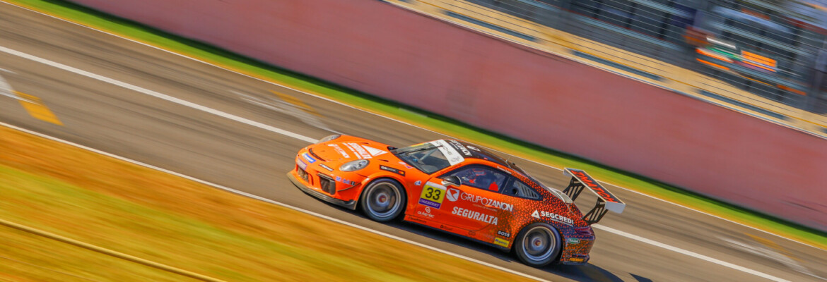 Gustavo Zanon busca segundo pódio consecutivo na Porsche Cup e correrá em Interlagos com layout produzido na pista por artista plástica