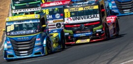 Danilo Dirani e Wellington Cirino levam Iveco Usual Racing ao pódio em Goiânia na Copa Truck