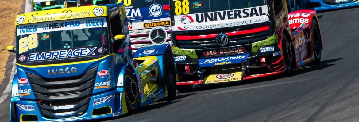 Danilo Dirani e Wellington Cirino levam Iveco Usual Racing ao pódio em Goiânia na Copa Truck