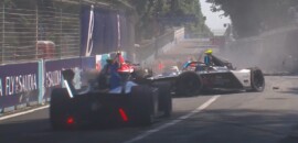 Acidente impressionante interrompe corrida de Fórmula E na Itália