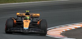 F1: Norris fica à frente de Verstappen no TL2 para o GP da Holanda