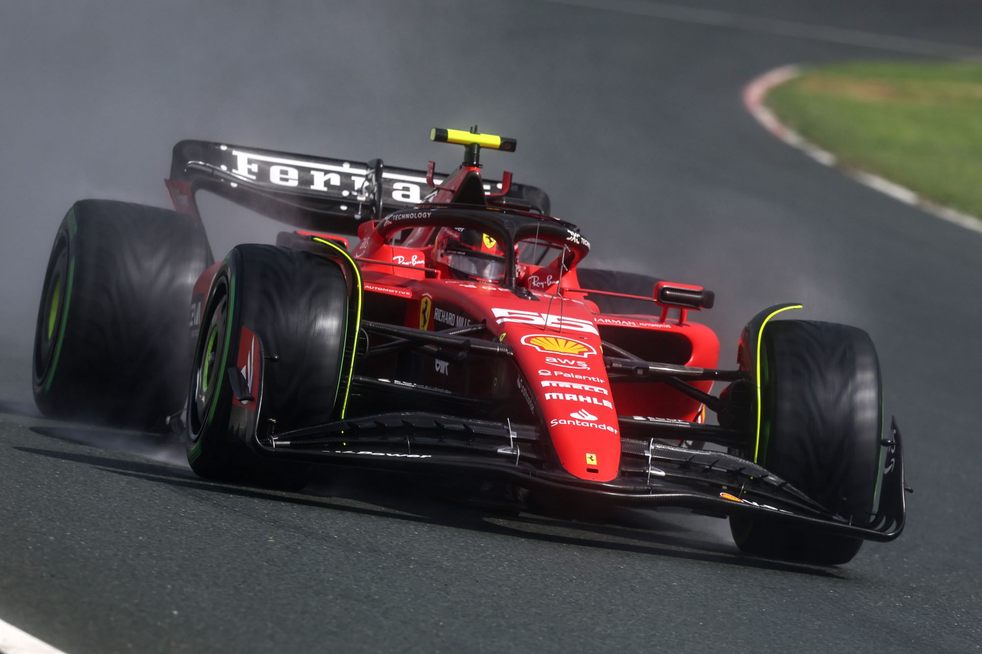 F1: Sainz dice que Ferrari reconoce las dificultades en circuitos de alta carga aerodinámica