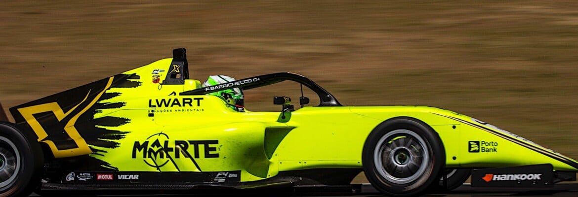 Fefo Barrichello fica a 0.006s do top5 no classificatório da Fórmula 4 Brasil