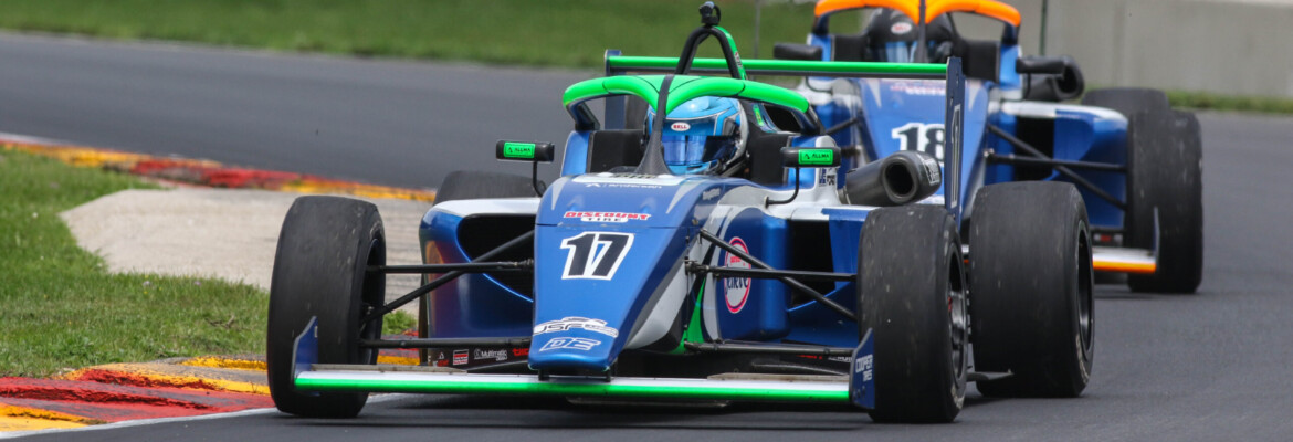USF Juniors: Lucas Fecury larga da quinta fila em Road America
